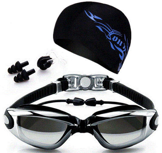 Pro Swimming Goggles 3-IN-1 Set